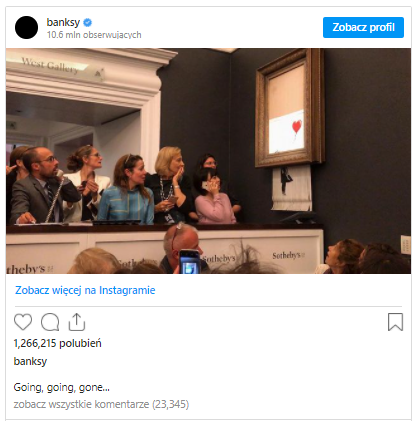 Post z Instagrama artysty